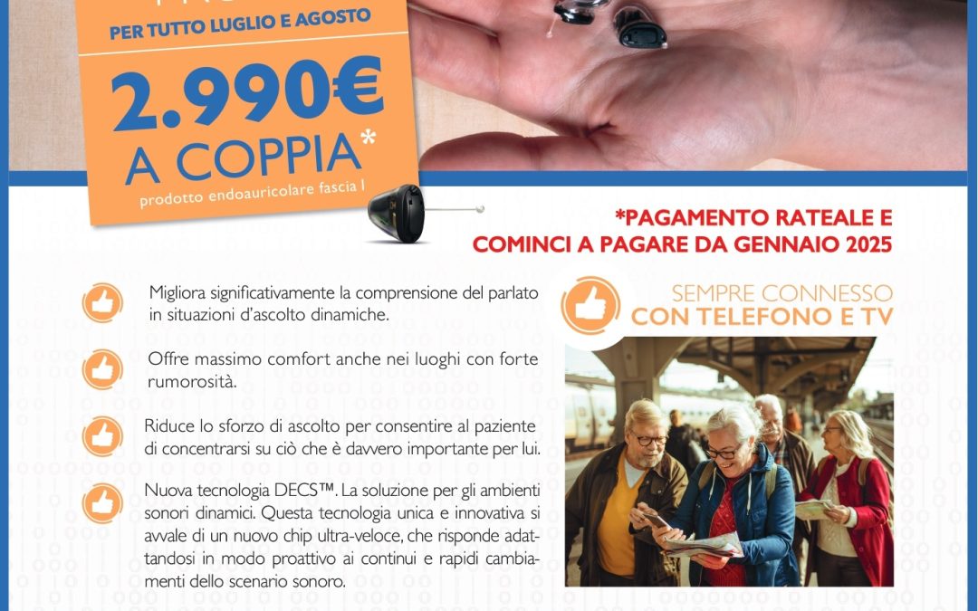 Promozione Luglio Agosto 2024